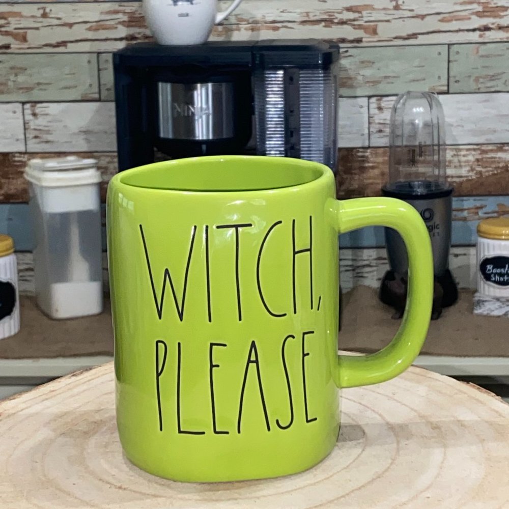 Rae Dunn Halloween "Witch, Please" Mug